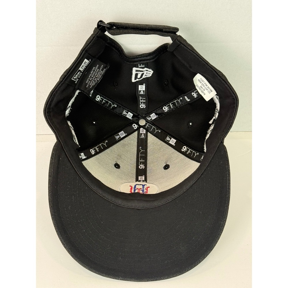 PXG New Era 9FIFTY Golf Hat Black Heather Adjustable Circle Logo "BW" Cap OSFM - Picture 9 of 13